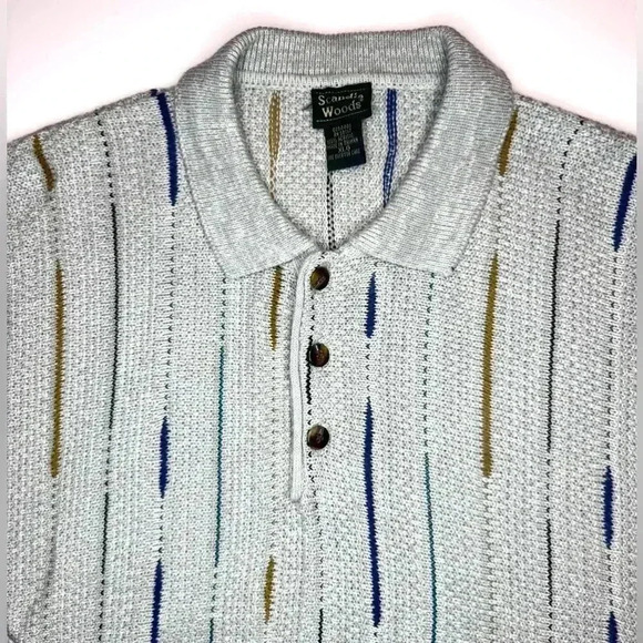 Scandia Woods Men’s Vintage Collared Sweater Pullover Casual Size - XL - Picture 6 of 9
